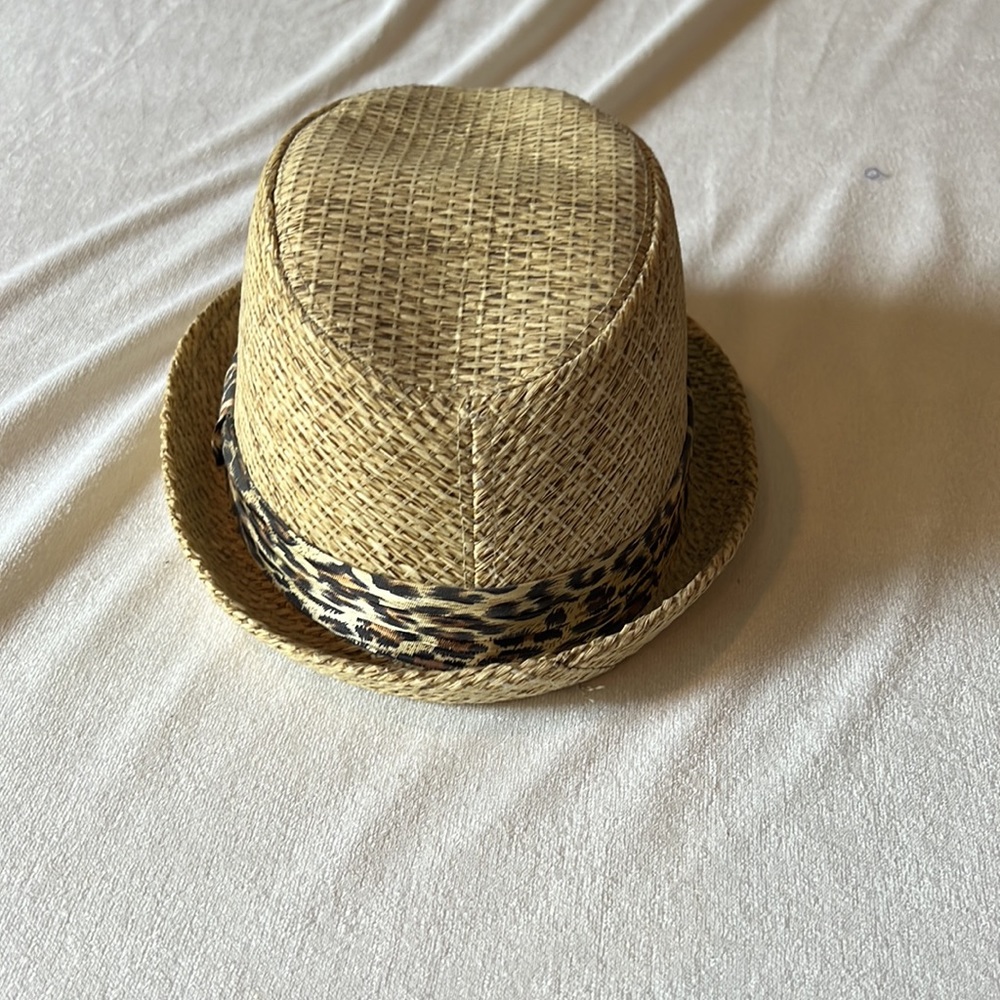 Women's straw fedora - Picture 3 of 4